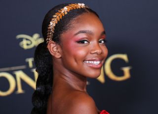 Actress Marsai Martin wearing APM Monaco jewelry arrives at the World Premiere Of Disney's 'The Lion King' held at the Dolby Theatre on July 9, 2019 in Hollywood, Los Angeles, California, United States. (Photo by Xavier Collin/Image Press Agency)