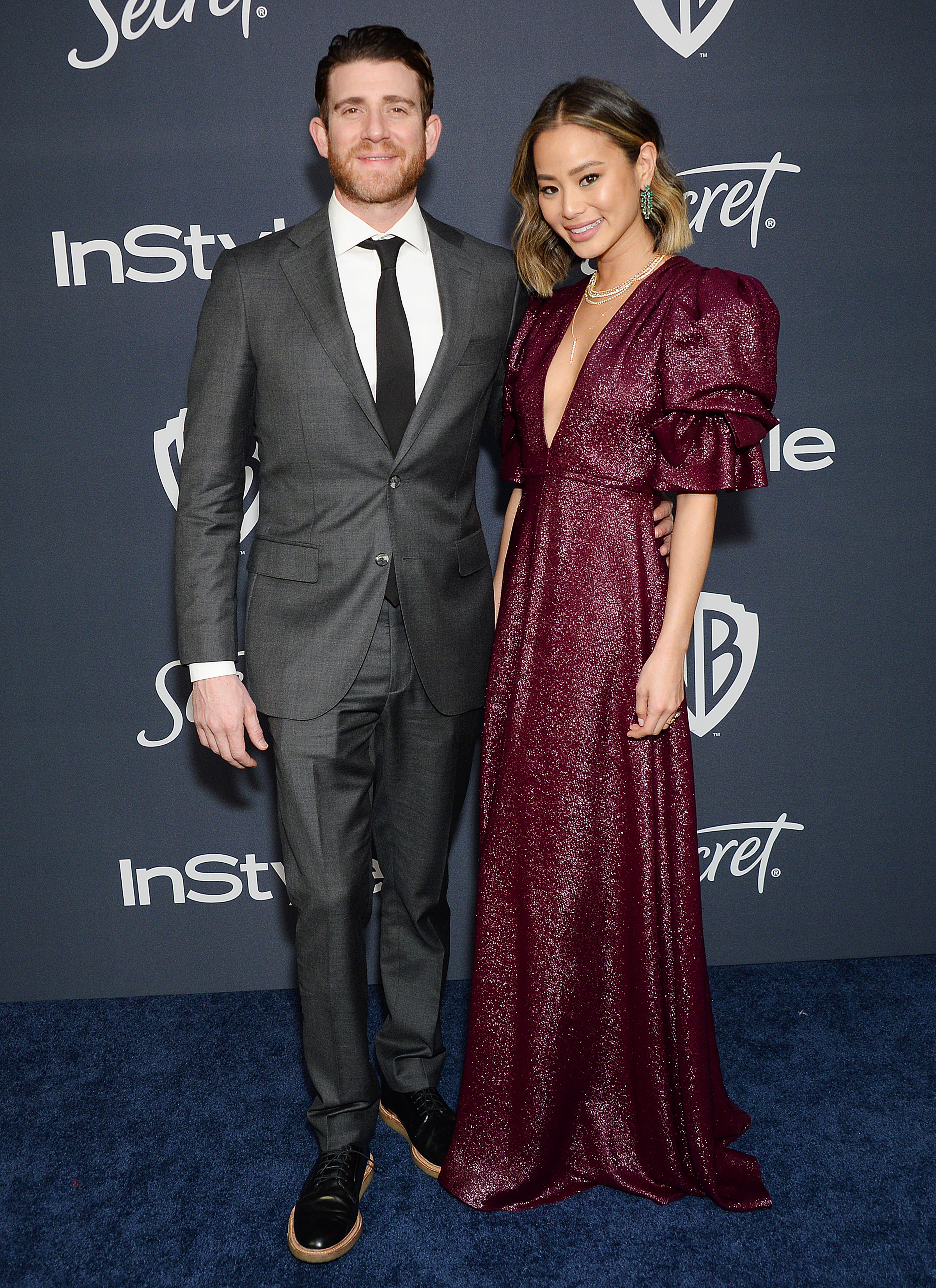 Bryan Greenburg and Jamie Chung attend InStyle & Warner Bros. Golden Globes Afterparty