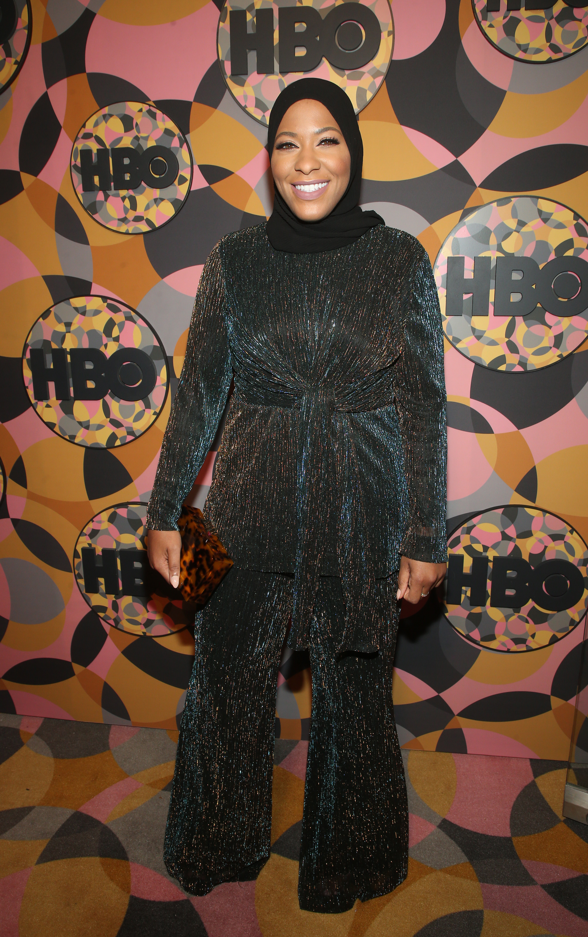 Ibtihaj Muhammad 2020 HBO Golden Globe Awards After Party held at Circa 55 Restaurant in the Beverly Hilton Hotel.