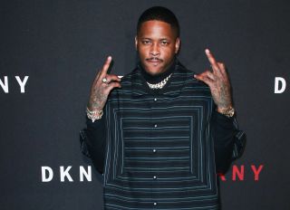 YG arrives at the DKNY 30th Birthday Party Celebration held at St. Ann's Warehouse on September 9, 2019 in Brooklyn, New York City, New York, United States.