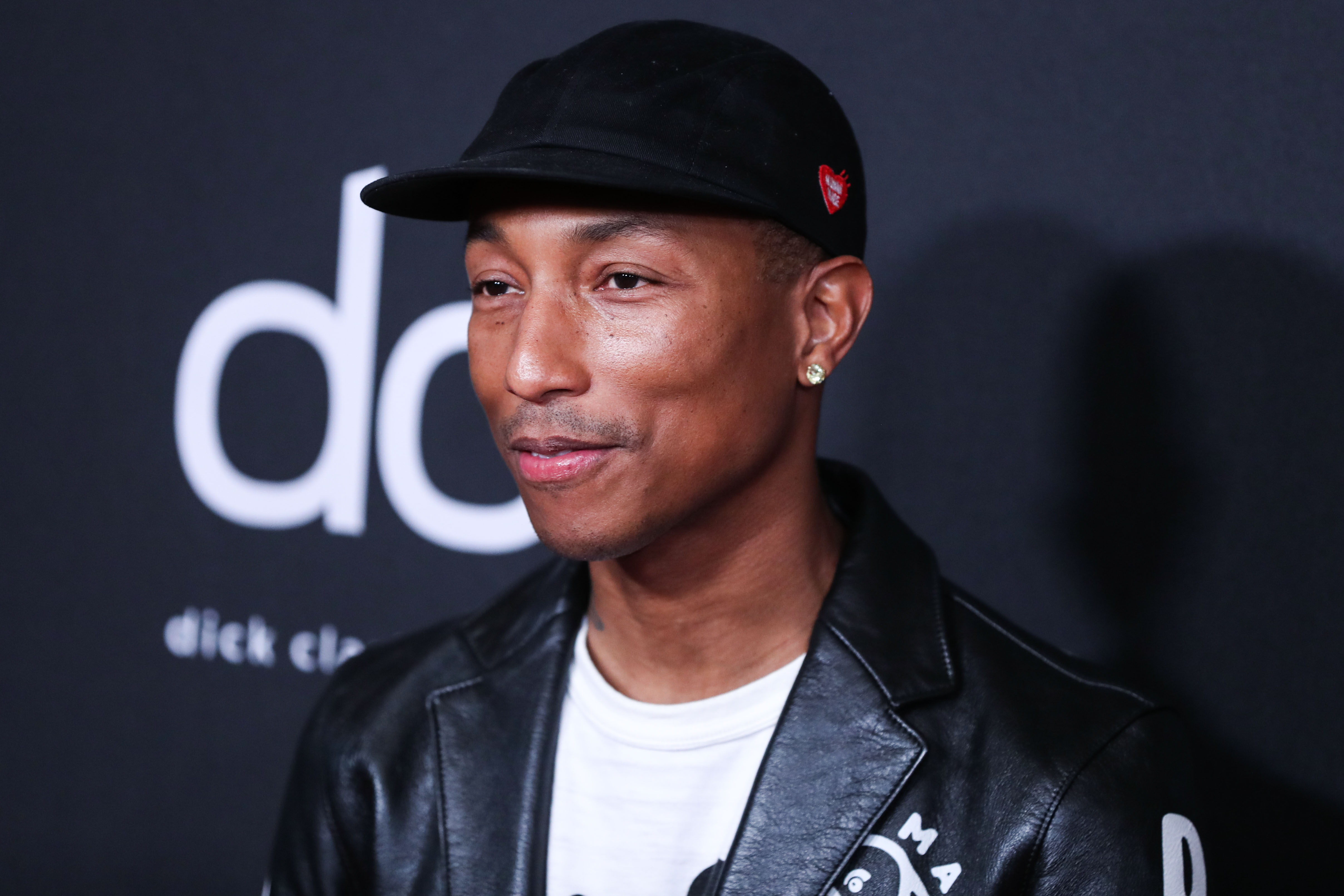 Singer Pharrell Williams arrives at the 23rd Annual Hollywood Film Awards held at The Beverly Hilton Hotel on November 3, 2019 in Beverly Hills, Los Angeles, California, United States.