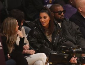 Kanye West and Kim Kardashian West