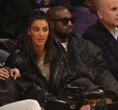 Kanye West and Kim Kardashian West