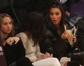 Kanye West and Kim Kardashian West