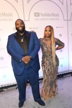 Killer Mike and wife Shay Bigga attend YouTube Music 2020 Leaders & Legends Ball