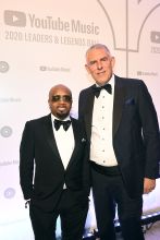 Jermaine Dupri, Lyor Cohen attends YouTube Music 2020 Leaders & Legends Ball