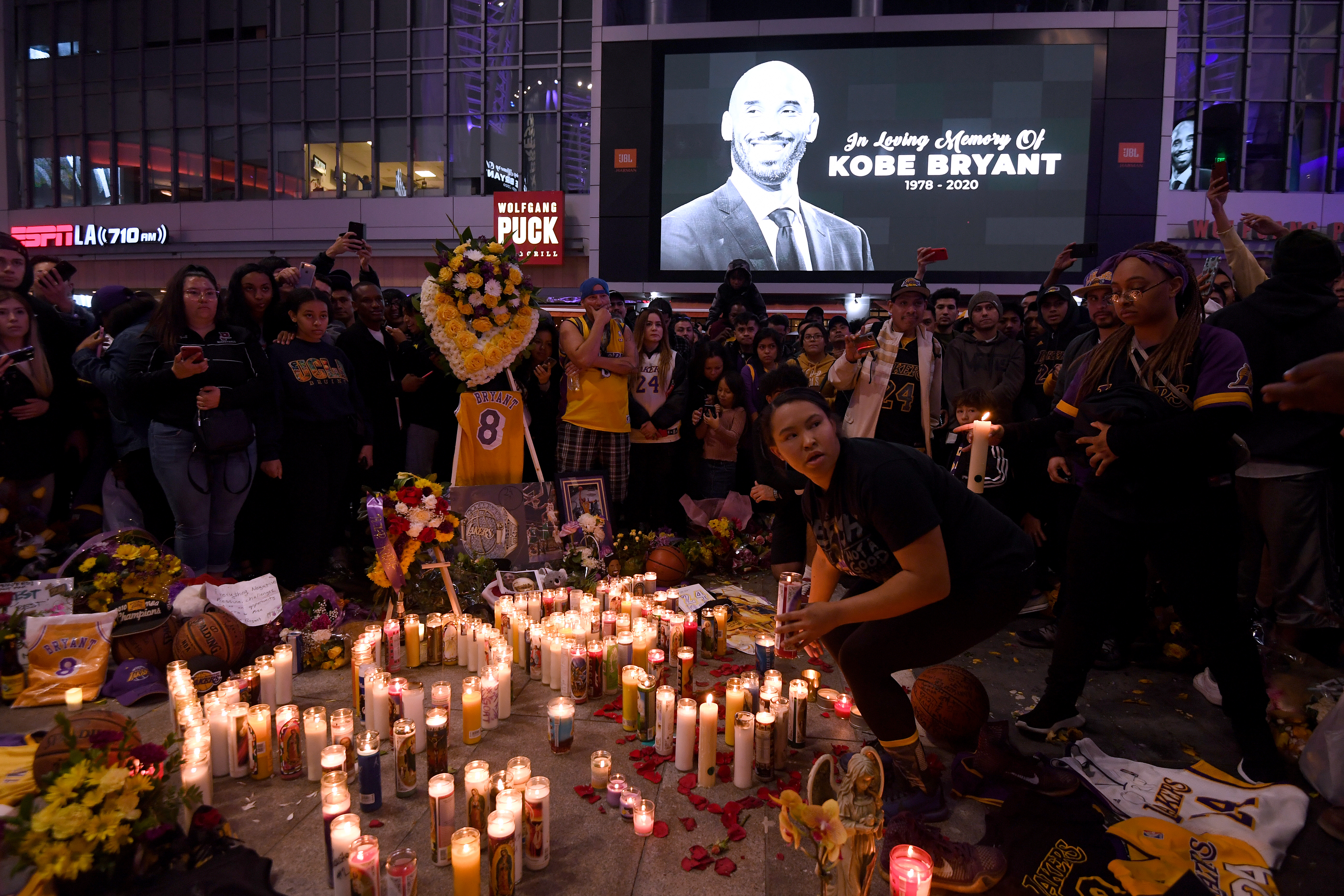 Kobe Bryant Remembered At The Staples Center