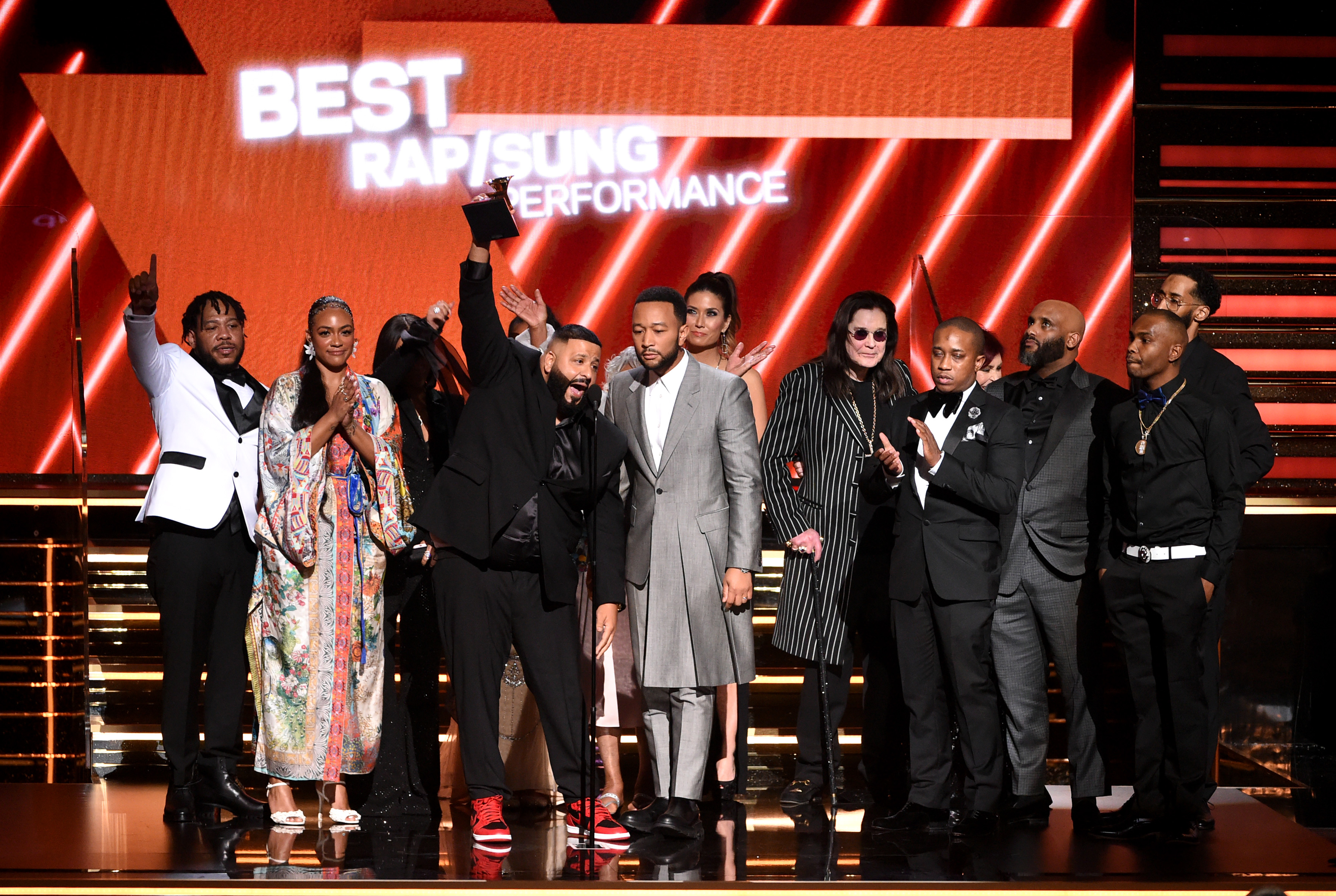 Nipsey Hussle GRAMMY Tribute w/ DJ Khaled, YG