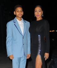 La La Anthony and Kiyan Anthony