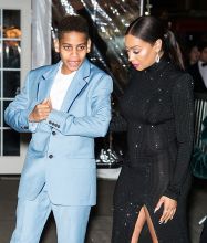 La La Anthony and Kiyan Anthony