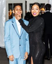 La La Anthony and Kiyan Anthony