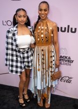 Lexi Underwood and Kerry Washington attend Essence Black Women In Hollywood