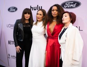 Marie Osmond Carrie Ann Inaba Eve Cooper and Sharon Osbourne attend Essence Black Women In Hollywood