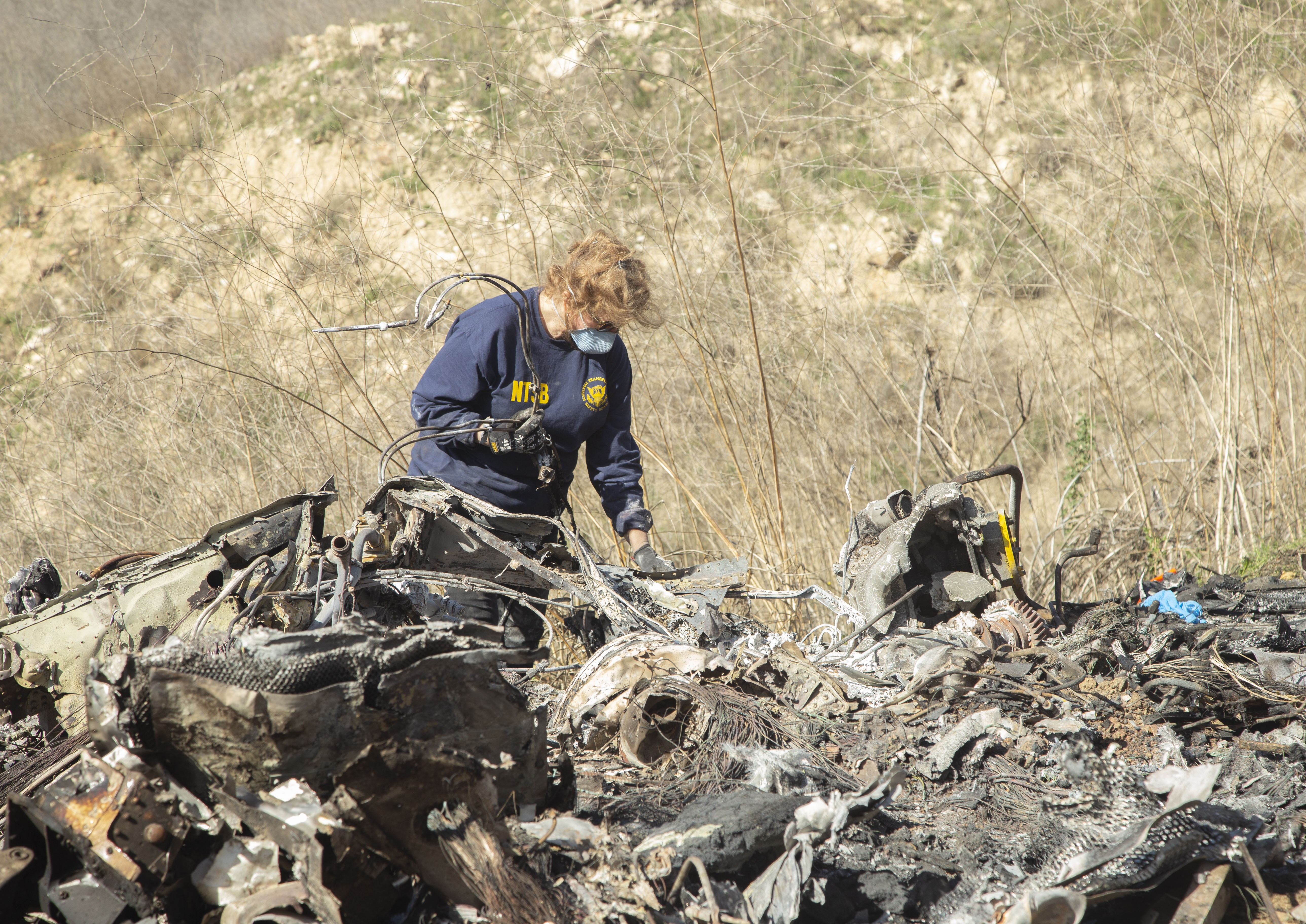 Official Investigation Of Kobe Bryant Helicopter Crash Site