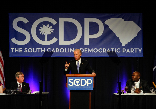 Vice president Joe Biden in South Carolina