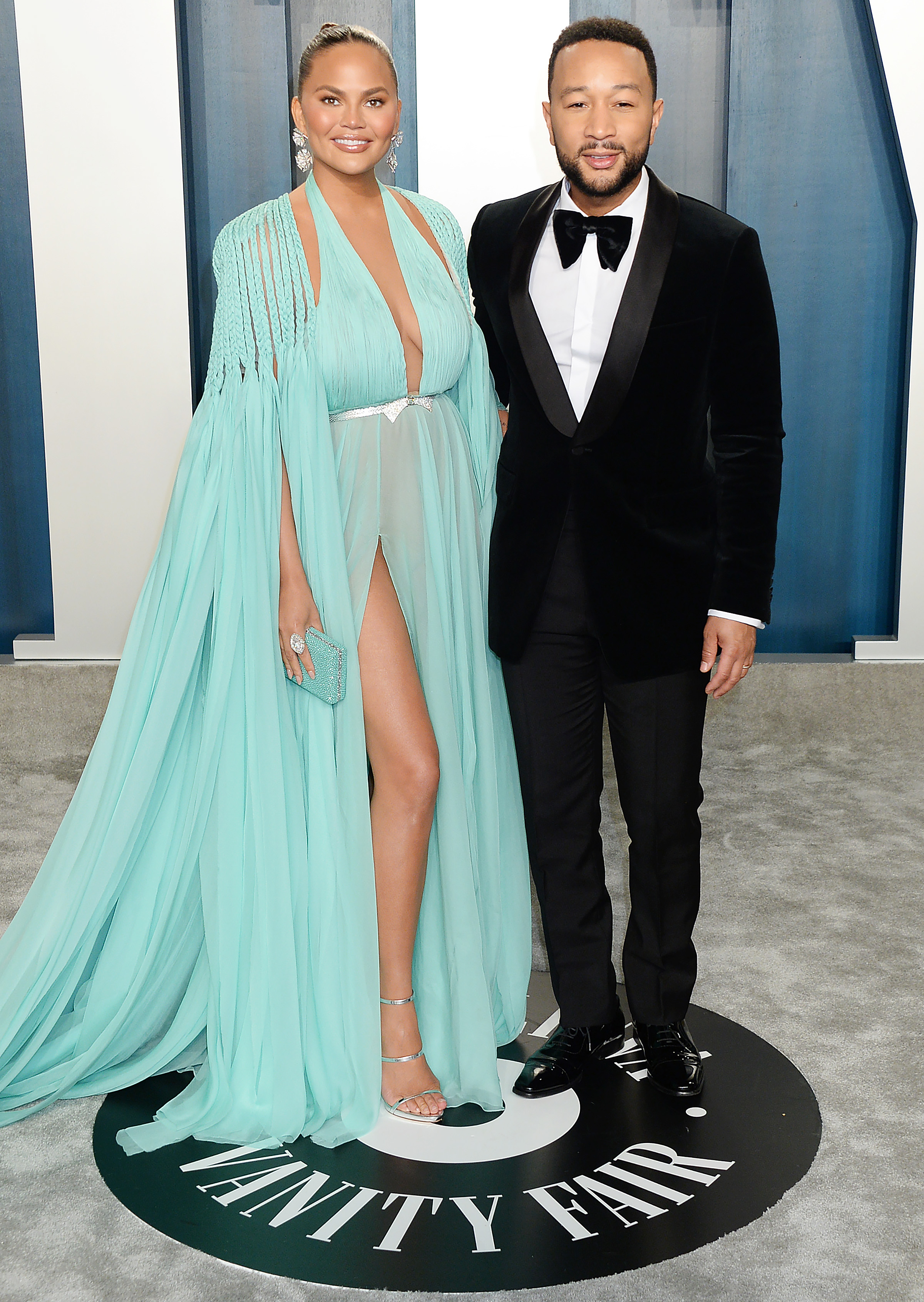 Chrissy Teigen John Legend 2020 Vanity Fair Oscar Party
