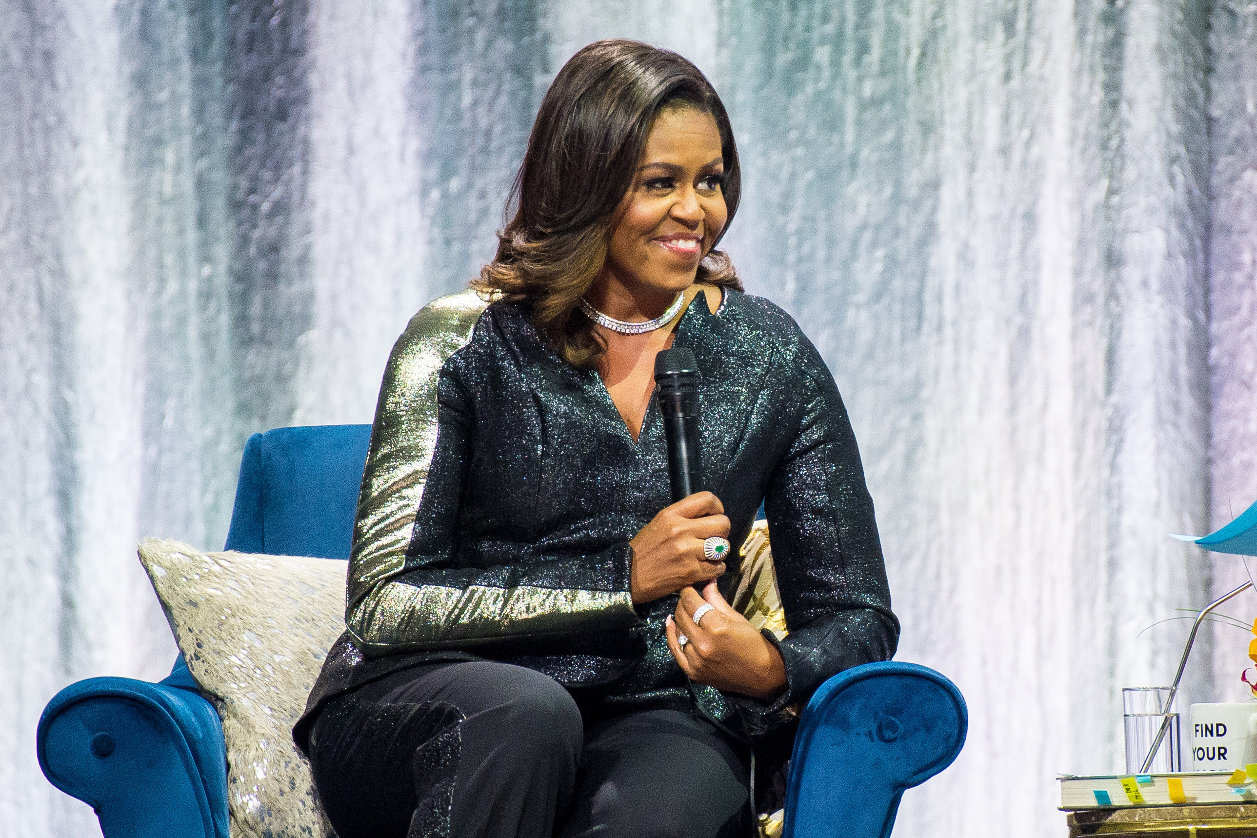 Michelle Obama attends &apos;Becoming&apos; launch