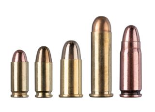 A Collection of Handgun Bullets