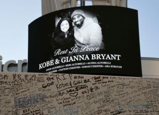 Fans Continue To Pay Respects To Kobe Bryant At Memorial Outside Of Staples Center And Around L.A.