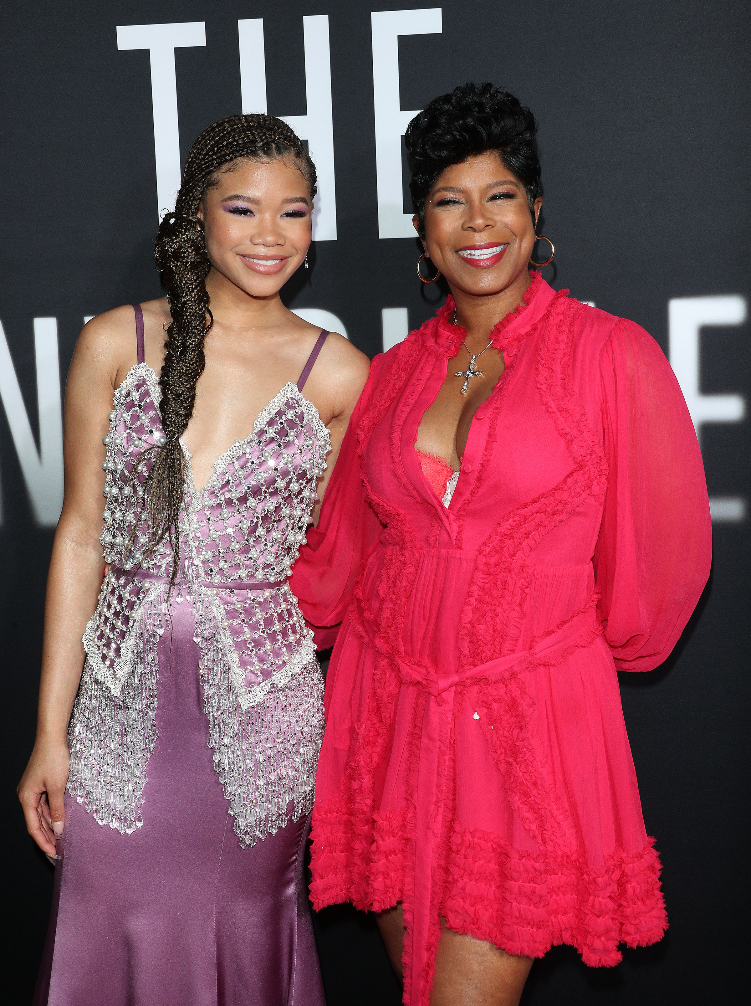 Storm Reid and Robyn Reid at The Invisible Man Premiere