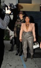 Lil Kim has dinner at Craig's in West Hollywood