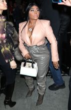 Lil Kim has dinner at Craig's in West Hollywood