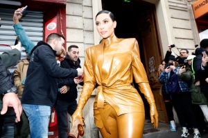 Kim Kardashian West, Daughter North West, Kourtney Kardashian And Daughter Penelope In Paris