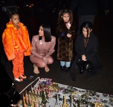 Kim Kardashian West and Kourtney Kardashian ride Eiffel Tower carousel with daughters North West and Penelope Disick