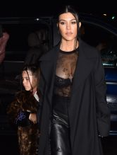 Kim Kardashian West and Kourtney Kardashian ride Eiffel Tower carousel with daughters North West and Penelope Disick