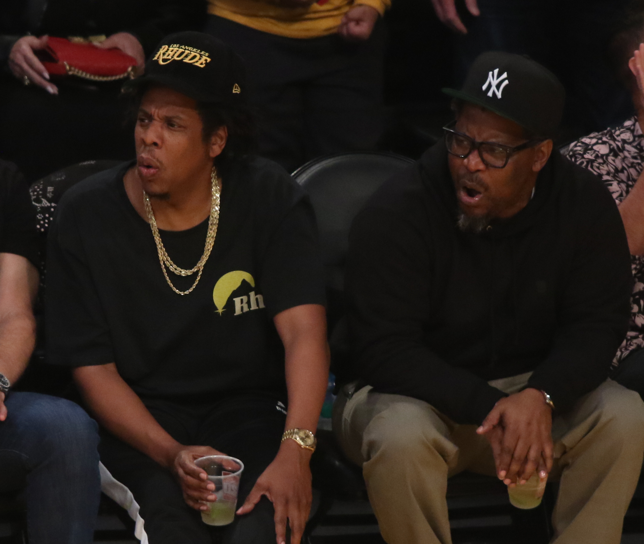 Jay-Z Has A Guys Night Out At The Lakers Game