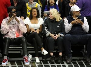 Celebrities at the Los Angeles Lakers Vs. Los Angeles Clippers Game 3/8/20