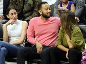 Celebrities at the Los Angeles Lakers Vs. Los Angeles Clippers Game 3/8/20