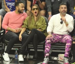 Celebrities at the Los Angeles Lakers Vs. Los Angeles Clippers Game 3/8/20