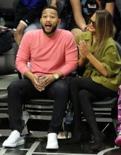 Celebrities at the Los Angeles Lakers Vs. Los Angeles Clippers Game 3/8/20