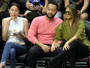 Celebrities at the Los Angeles Lakers Vs. Los Angeles Clippers Game 3/8/20
