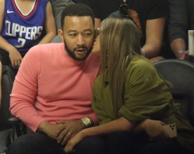Celebrities at the Los Angeles Lakers Vs. Los Angeles Clippers Game 3/8/20