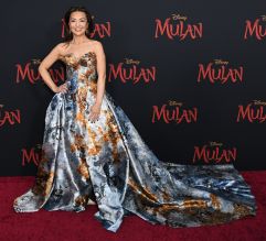 Ming Na Wen Mulan Premiere In Los Angeles