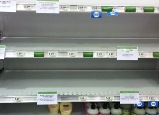 Publix supermarkets empty