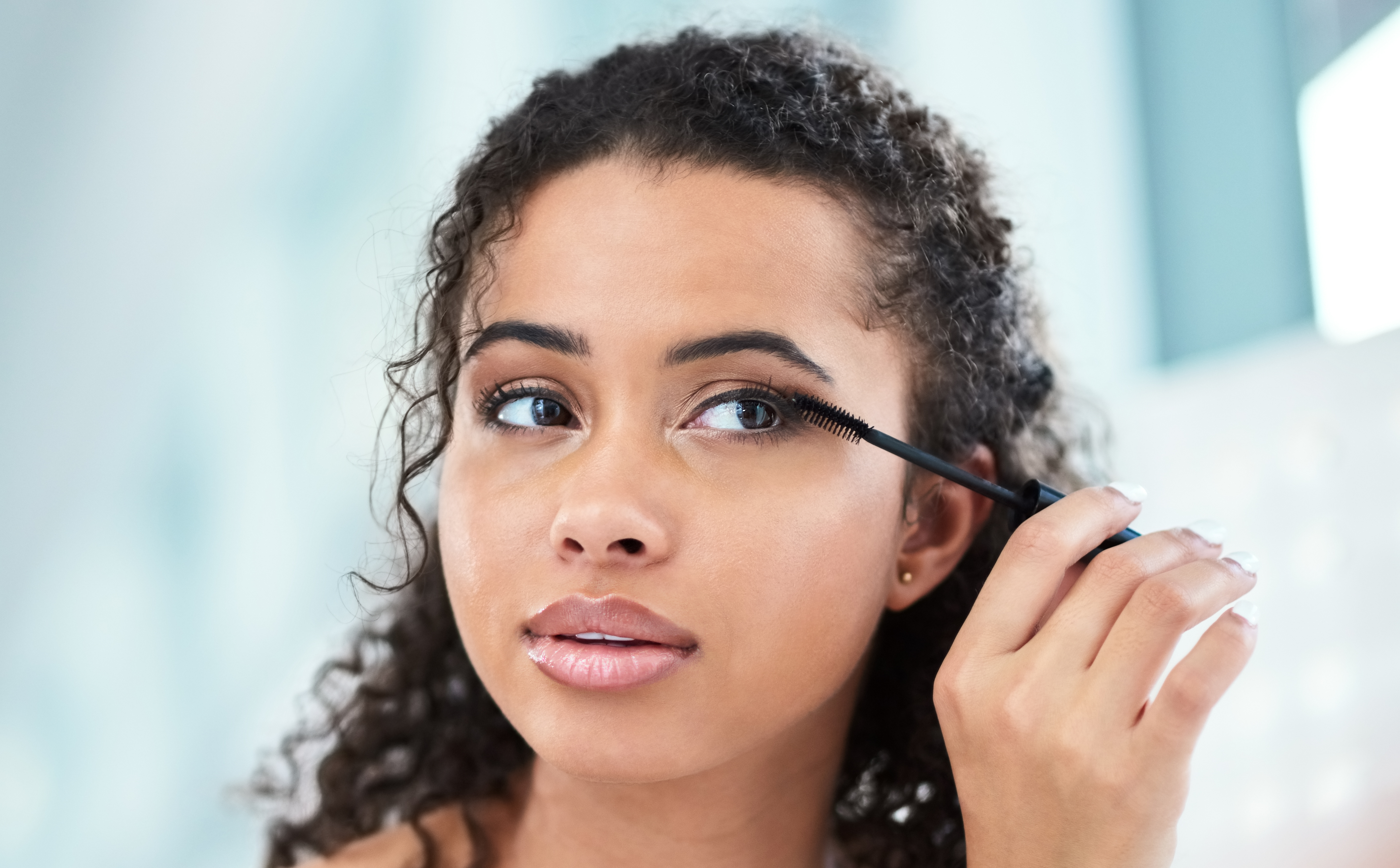 The longer the lashes, the better! - stock photo