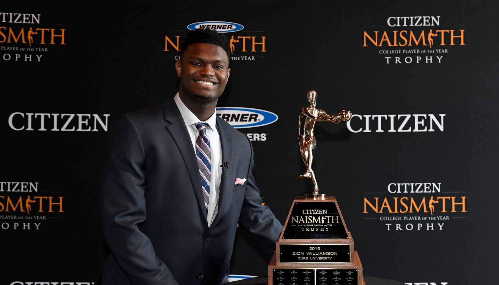 Zion Williamson Player Of The Year 2019
