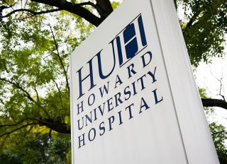 WASHINGTON, DC - OCTOBER 3: Howard University Hospital is pict