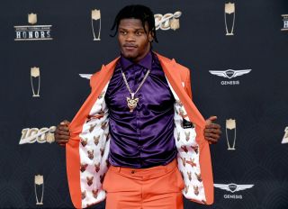 Lamar Jackson NFL Honors Red Carpet