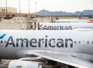 American Airlines aircrafts seen at Phoenix Sky Harbor...