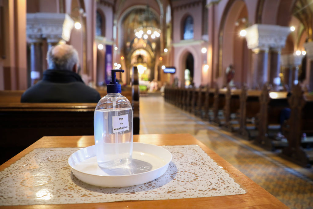 Holy Mass In Poland Under Coronavirus Restrictions
