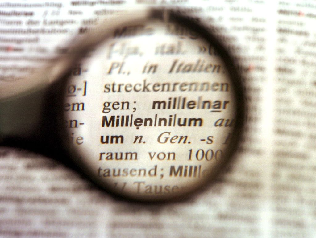 Millennium ist das Wort des Jahres - vor Kosovo- Krieg und Euroland