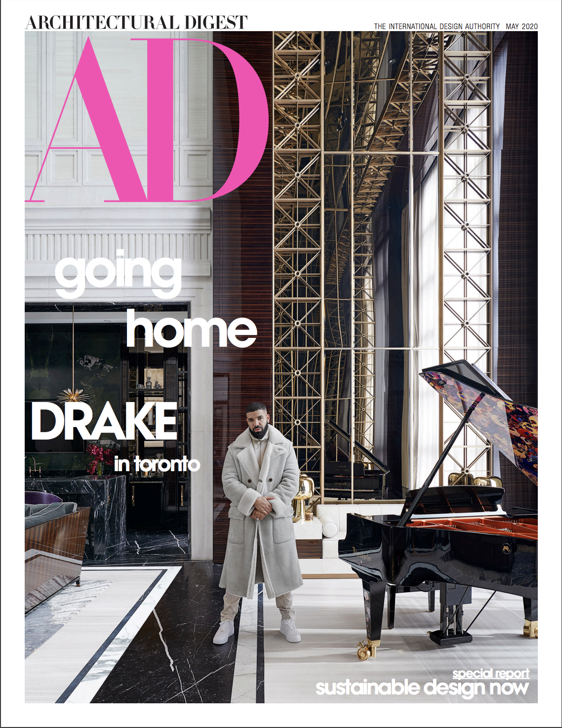 Drake's Toronto mansion Architectural Digest