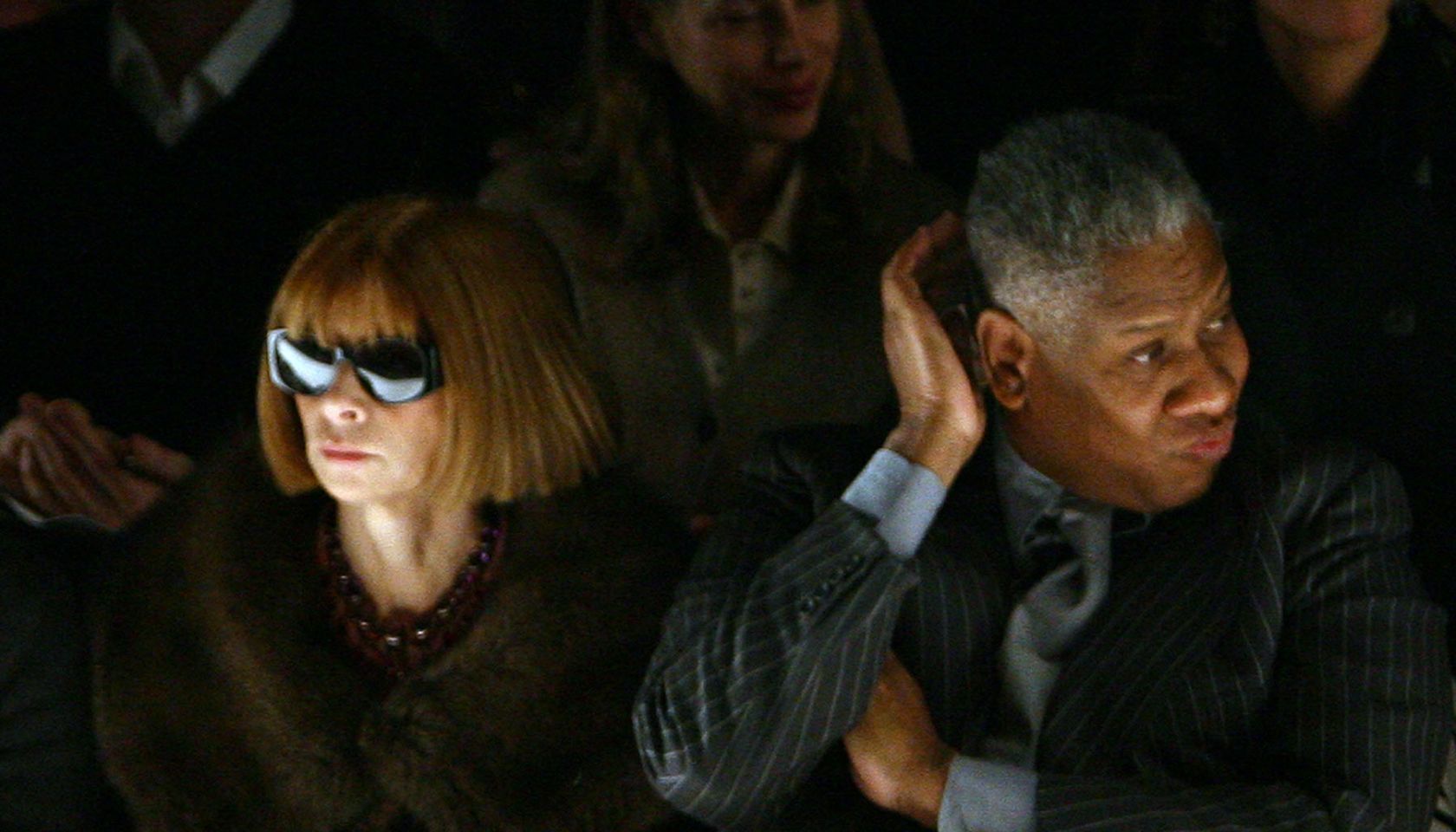 Anna Wintour and André Leon Talley