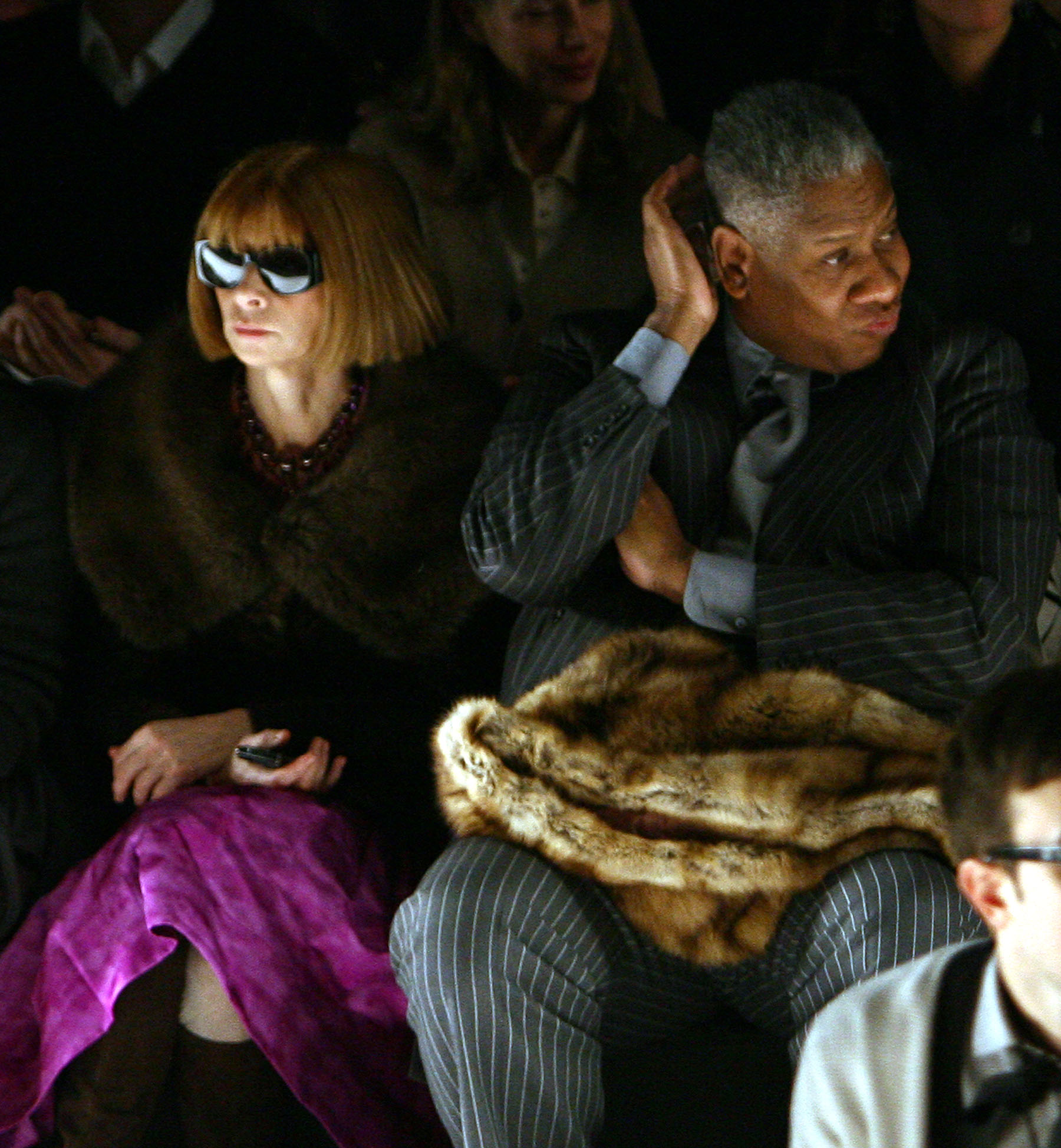 Anna Wintour and André Leon Talley