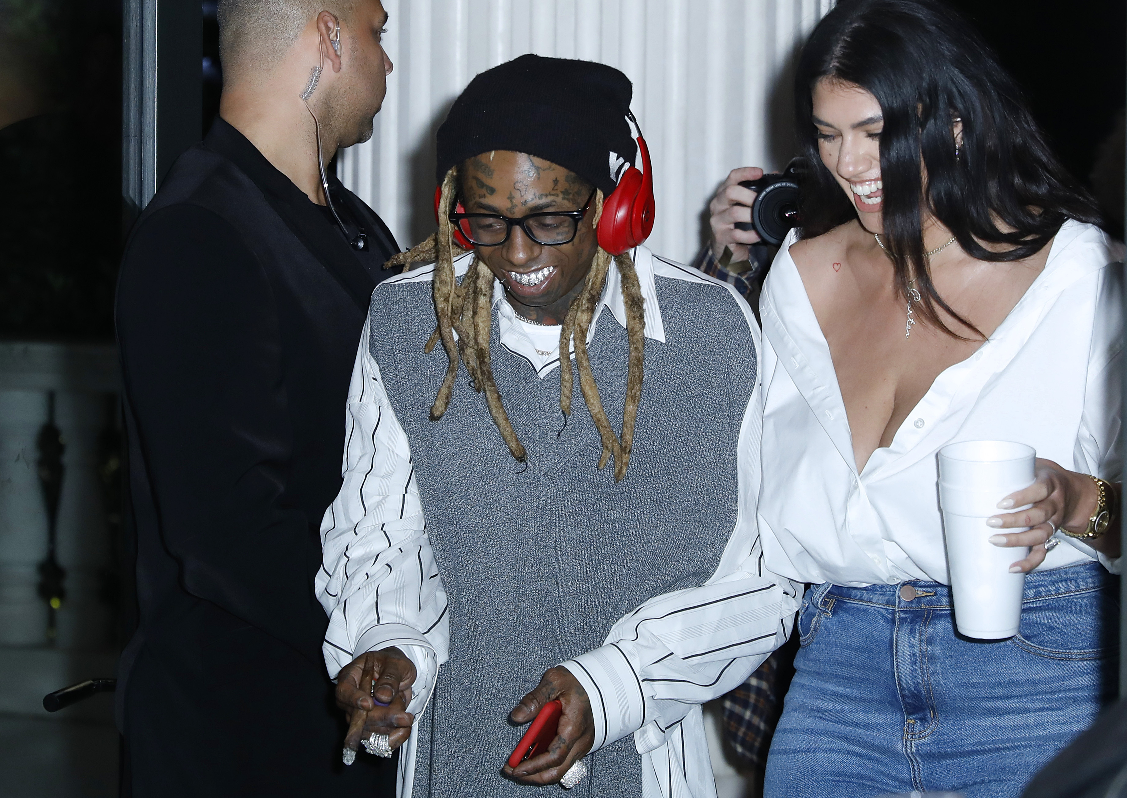 Lil Wayne & Fiance La'Tecia Thomas