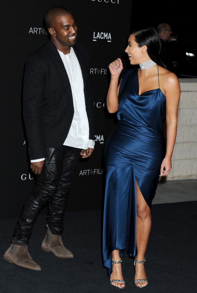 2014 LACMA Art + Film Gala Kanye West and Kim Kardashian West